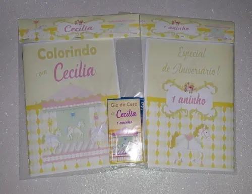 Livrinho de Colorir Carrossel Encantado