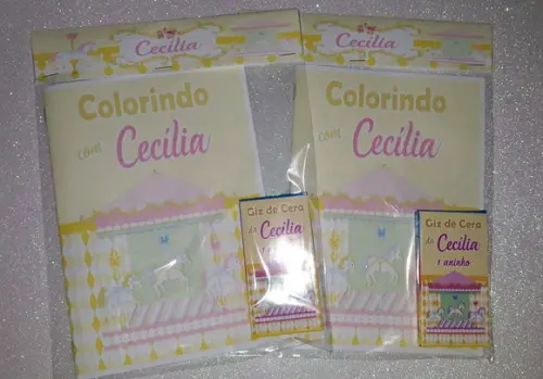 Livrinho de Colorir Carrossel Encantado