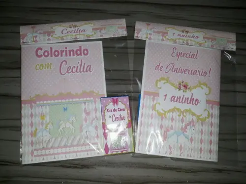 Livrinho de Colorir Carrossel Encantado