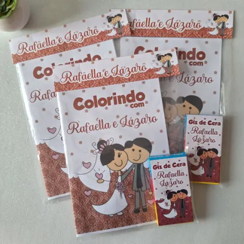 Livrinho de Colorir Casamento