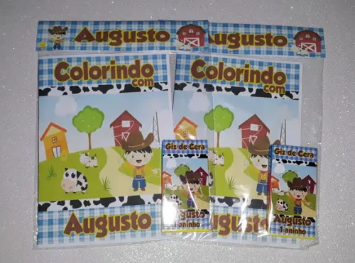 Livrinho de Colorir Fazendinha