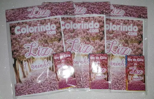 Livrinho de Colorir Flores
