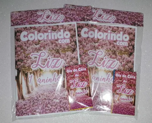 Livrinho de Colorir Flores