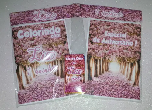 Livrinho de Colorir Flores