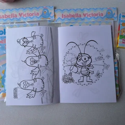 Livrinho de Colorir Galinha