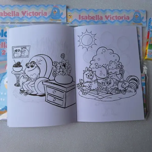 Livrinho de Colorir Galinha
