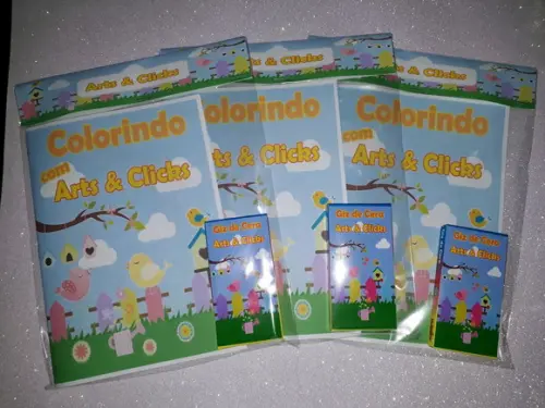 Livrinho de Colorir Tema Jardim