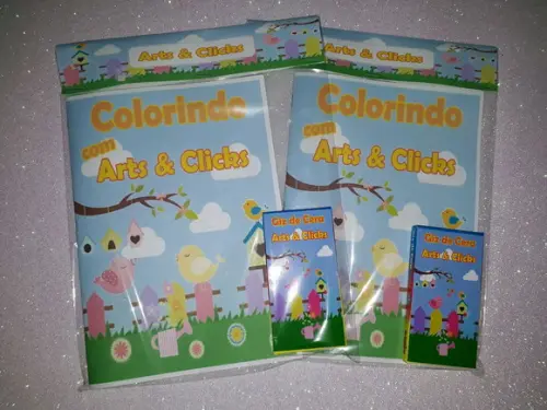Livrinho de Colorir Tema Jardim