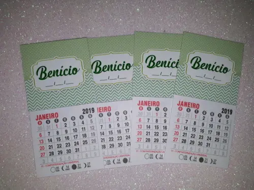 Mini Calendário 2021