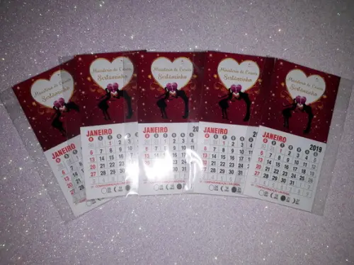 Mini Calendário Encontro de Casais