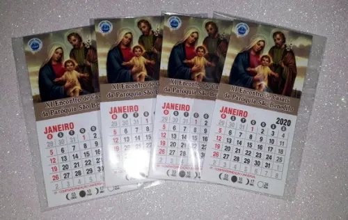 Mini Calendário Encontro de Casais