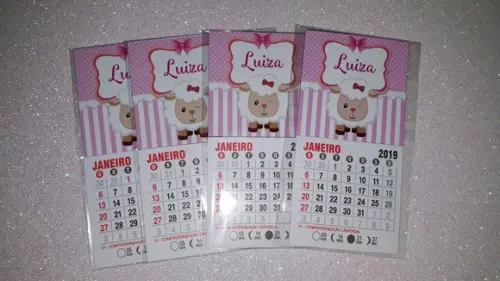Mini Calendário Ovelhinha