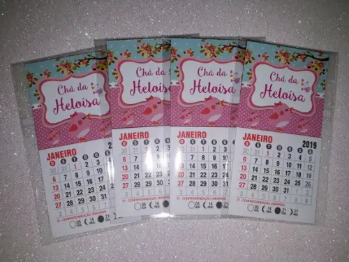 Mini Calendário Pássaros