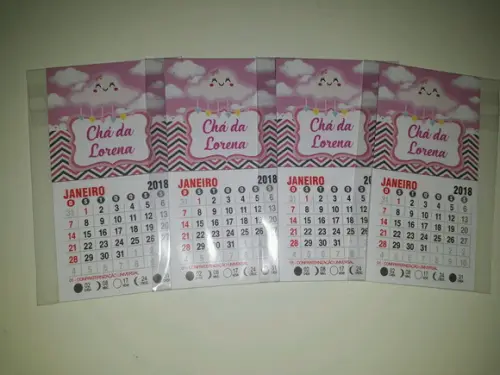 Mini Calendário Nuvem