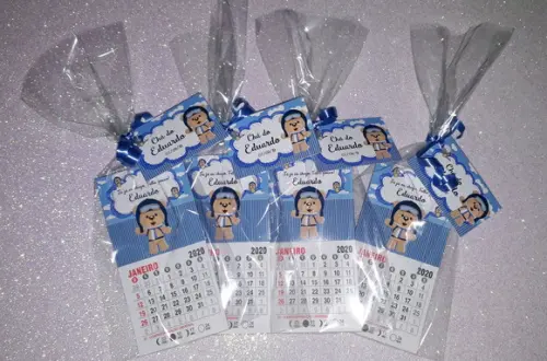 Mini Calendário Ursinho Aviador