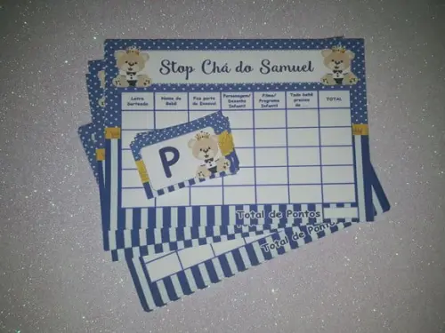 Stop Chá de Bebê Urso Príncipe