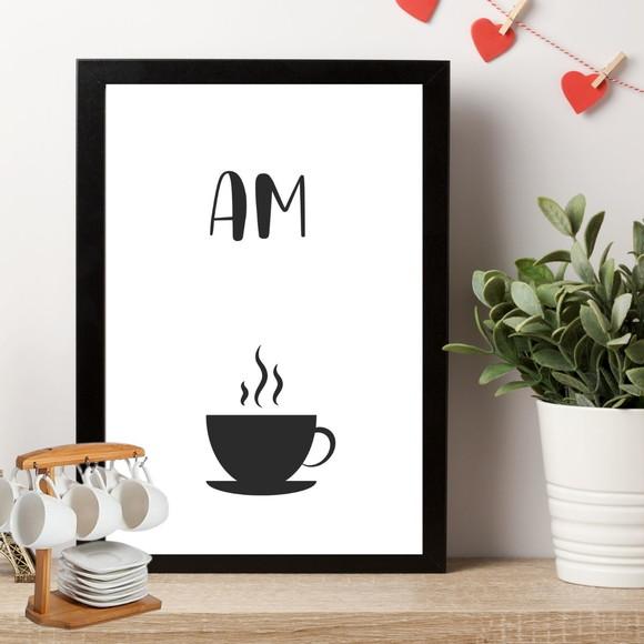jogo 2 quadros decorativo café/ vinho 20x30 moldura/vidro