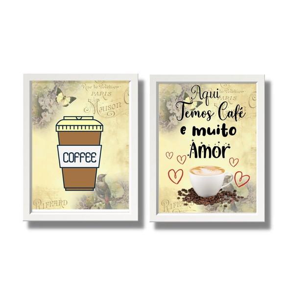 kit cantinho do café decoração quadros decorativos cozinha