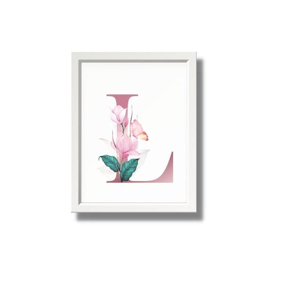 Kit de Quadros para Quarto de Menina com Moldura e Vidro