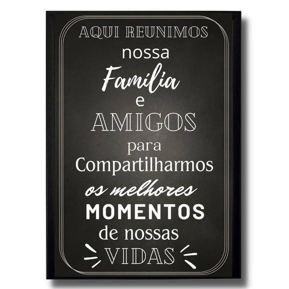 Kit Quadros Decorativos para Churrasqueira com Vidro 30x40