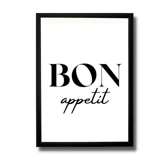 Kit Quadros para Cozinhas Modernas Bon Apetit Abacaxi 33x43