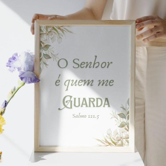 Kit Quadros Safari Infantil Bíblico Leão Elefante com Vidro