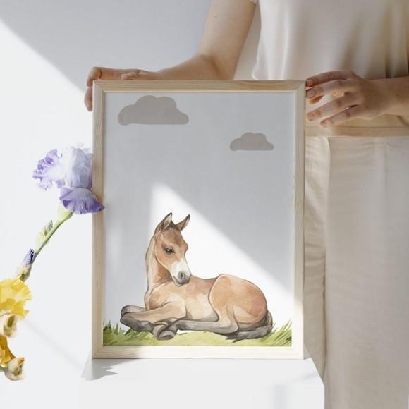 Kit Quadros Tema Fazendinha | Animais da Fazenda + Nome