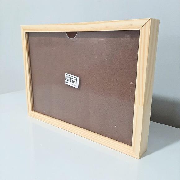 Moldura Infantil para Guardar Desenhos A4 | Moldura Madeira