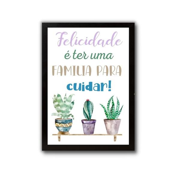 Quadrinho Decorativo Lavanderia com Moldura e Vidro 30x40cm