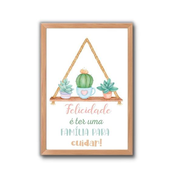 Quadrinho Decorativo Lavanderia Moldura 30x40 com Vidro