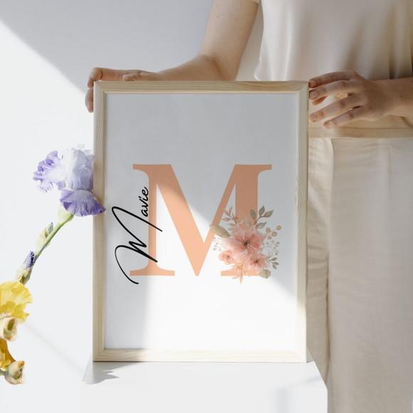 Quadro Borboleta Infantil Decorativo Personalizado Flores