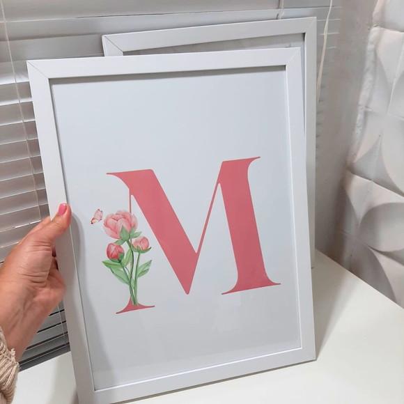 Quadro Borboleta Quarto Infantil Menina Personalizado 33x43