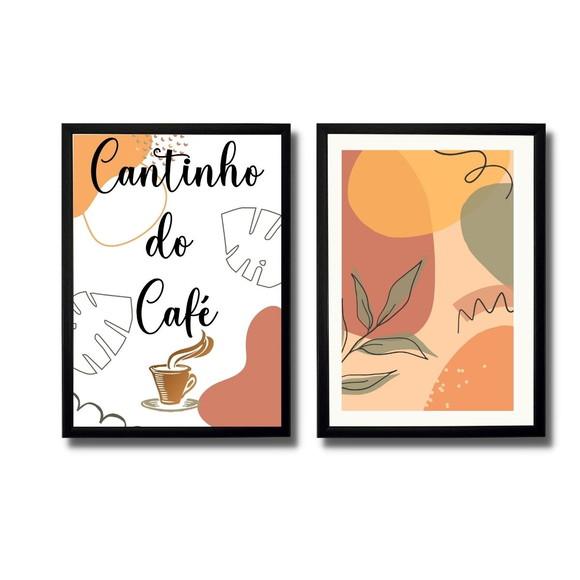 Quadro Cantinho do Café Aparador Decorativo Kit 20x30cm