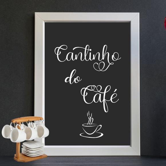 Quadro Cantinho do Café Aparador Decorativo 30x40 C/vidro