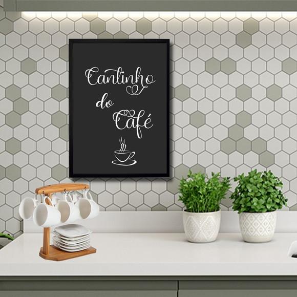 Quadro Cantinho do Café Aparador Decorativo 30x40 C/vidro