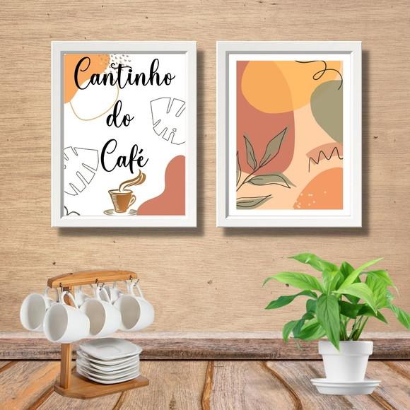 Quadro Cantinho do Café Aparador Decorativo Kit 20x30cm