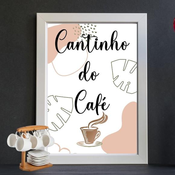 Quadro Cantinho do Café Moderno Decorativo Cozinha 30x40