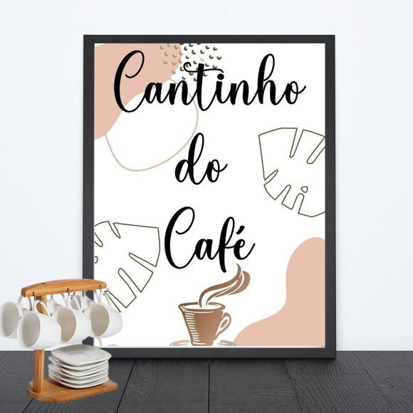 Quadro Cantinho do Café Moderno Decorativo Cozinha 30x40