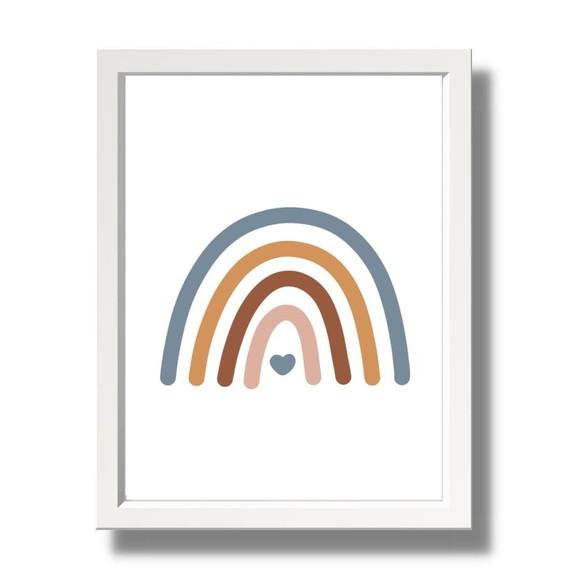 Quadro Decorativo Arte Arca de Noé para Crianças 23x33 com