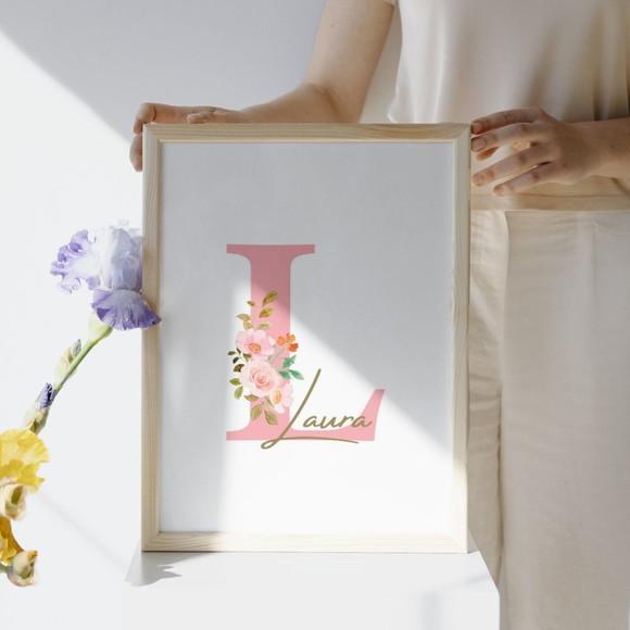 Quadro Decorativo Bebê com Nome | Estilo Lúdico