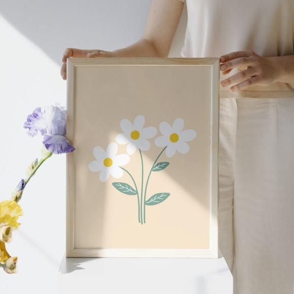 Quadro Decorativo Infantil Menina Borboleta para Quarto Bebê