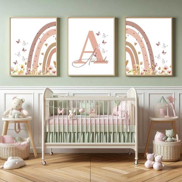 Quadro Decorativo Infantil Menina Quarto Bebê