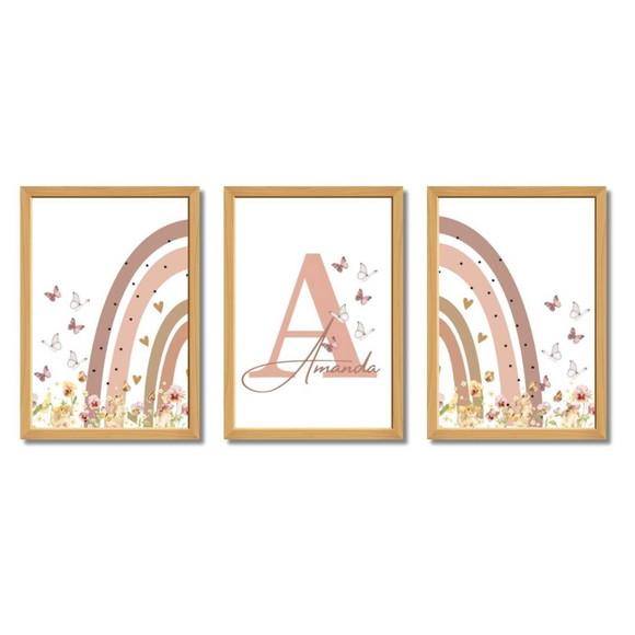 Quadro Decorativo Infantil Menina Quarto Bebê
