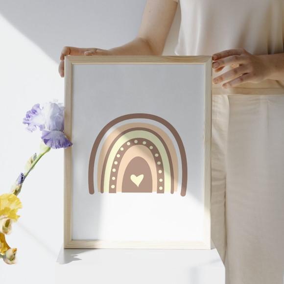 Quadro Decorativo Menina Tema Infantil Delicado com Nome