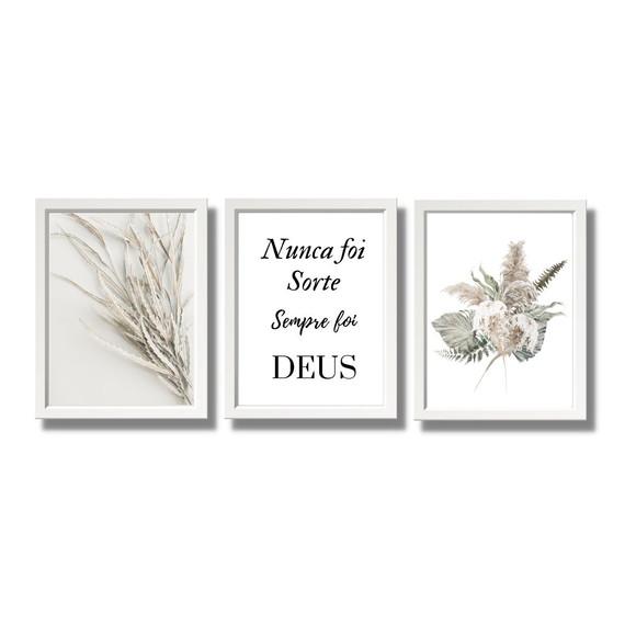 Quadro Decorativo para Sala com Moldura de Vidro 33x43cm