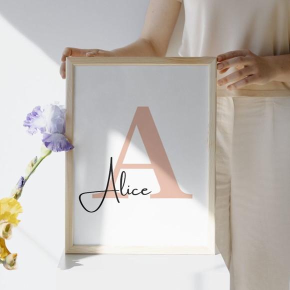 Quadro Feminino Decorativo Bebê Personalizado Balão Ursa