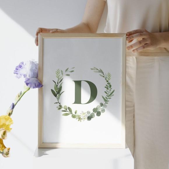 Quadro Infantil Personalizado Urso com Moldura com Vidro