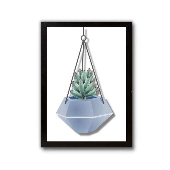 Quadro Lavanderia e Cozinha Decoração Moldura e Vidro 30x40