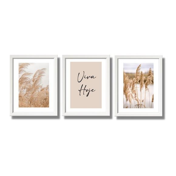 Quadro para Quarto Casal Decorativo Moldura com Vidro 33x43