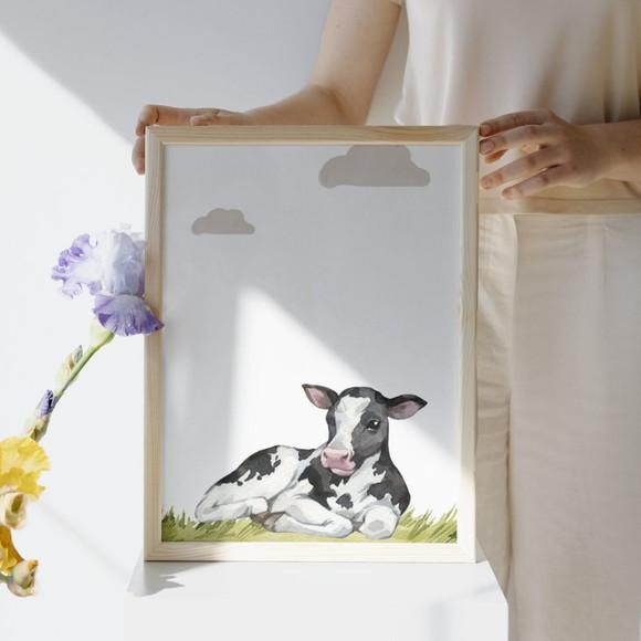 Quadro Personalizado Fazendinha com Nome | Decoração Infanti